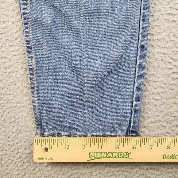 Levis 550 Jeans Womens 10 Misses Relaxed Fit Tapered Leg Blue Denim Vintage Y2K - Picture 5 of 11
